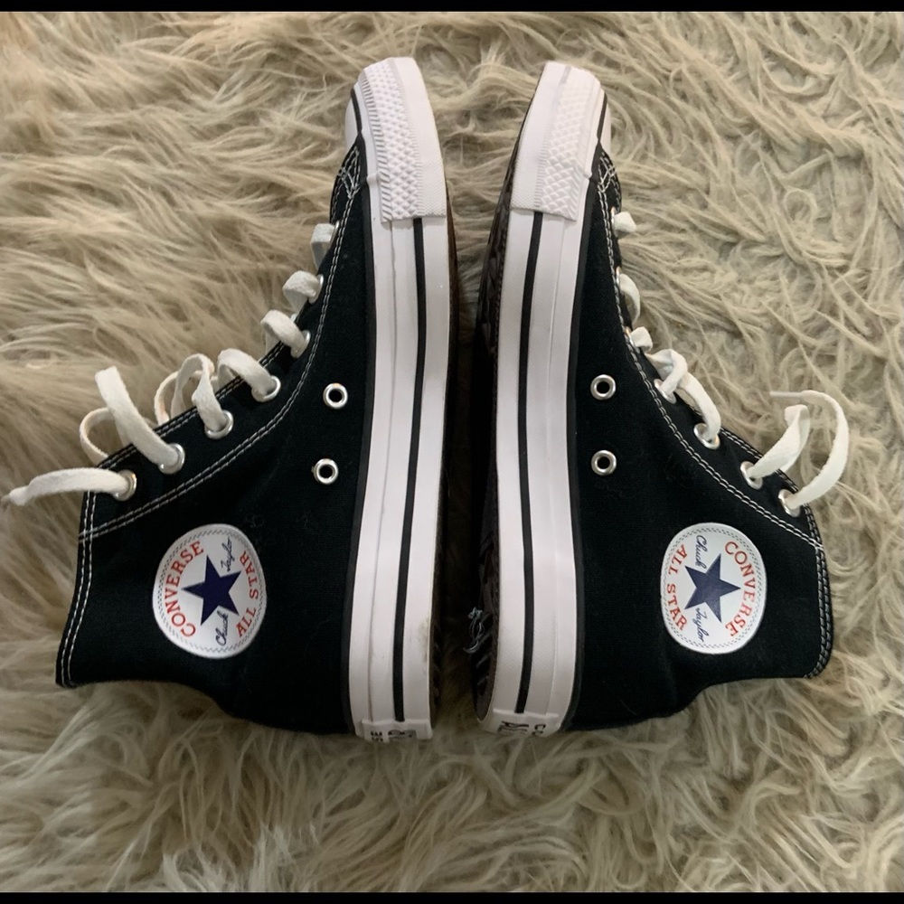 Black High Top All Star Converse